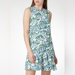 Victoria Beckham Flounce Hem Mini Dress